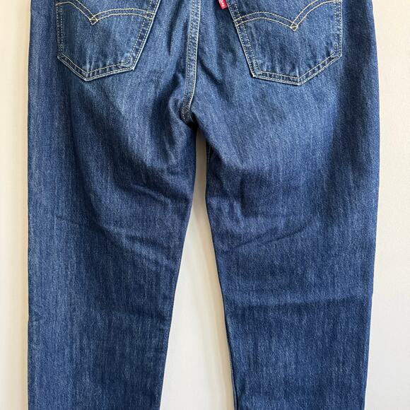 Levi's Women's Straight Leg Jeans - Dark Blue - Picture 6 of 9